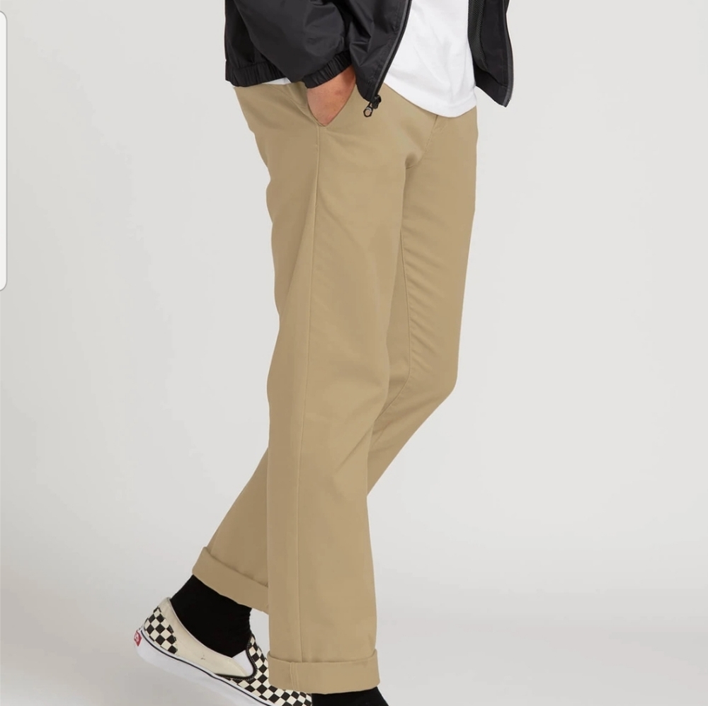 Volcom - cream pants - Picture 3 of 7